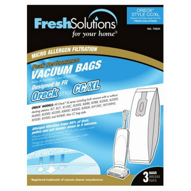 Replacement Type CC Vacuum Bags For Oreck XL2700HH 2000 Upright Series 8Count
